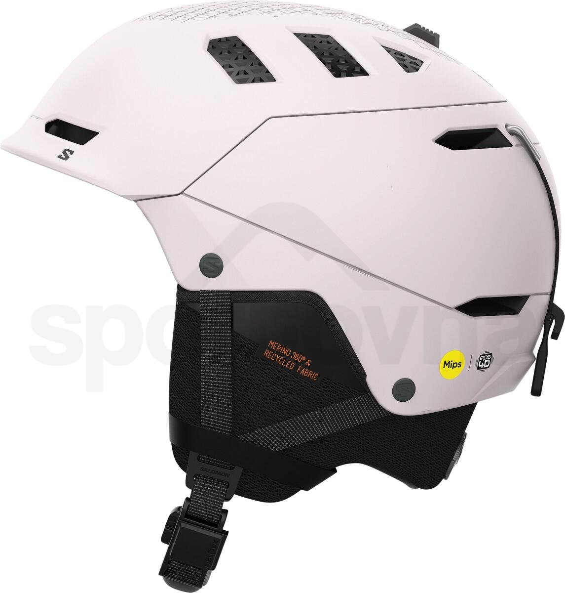 Lyžařská helma Salomon Husk Prime Mips - růžová