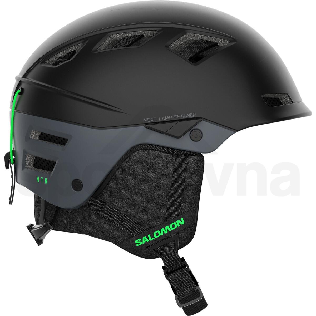 Lyžařská helma Ski Salomon Mtn Lab - černá