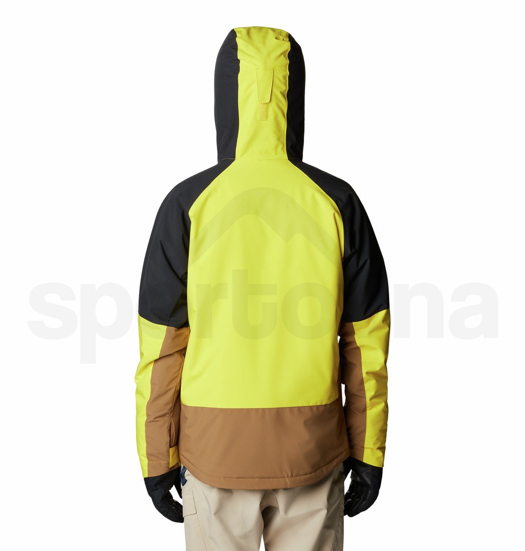 Bunda Columbia Centerport™ II Jacket M - žlutá/hnědá/černá
