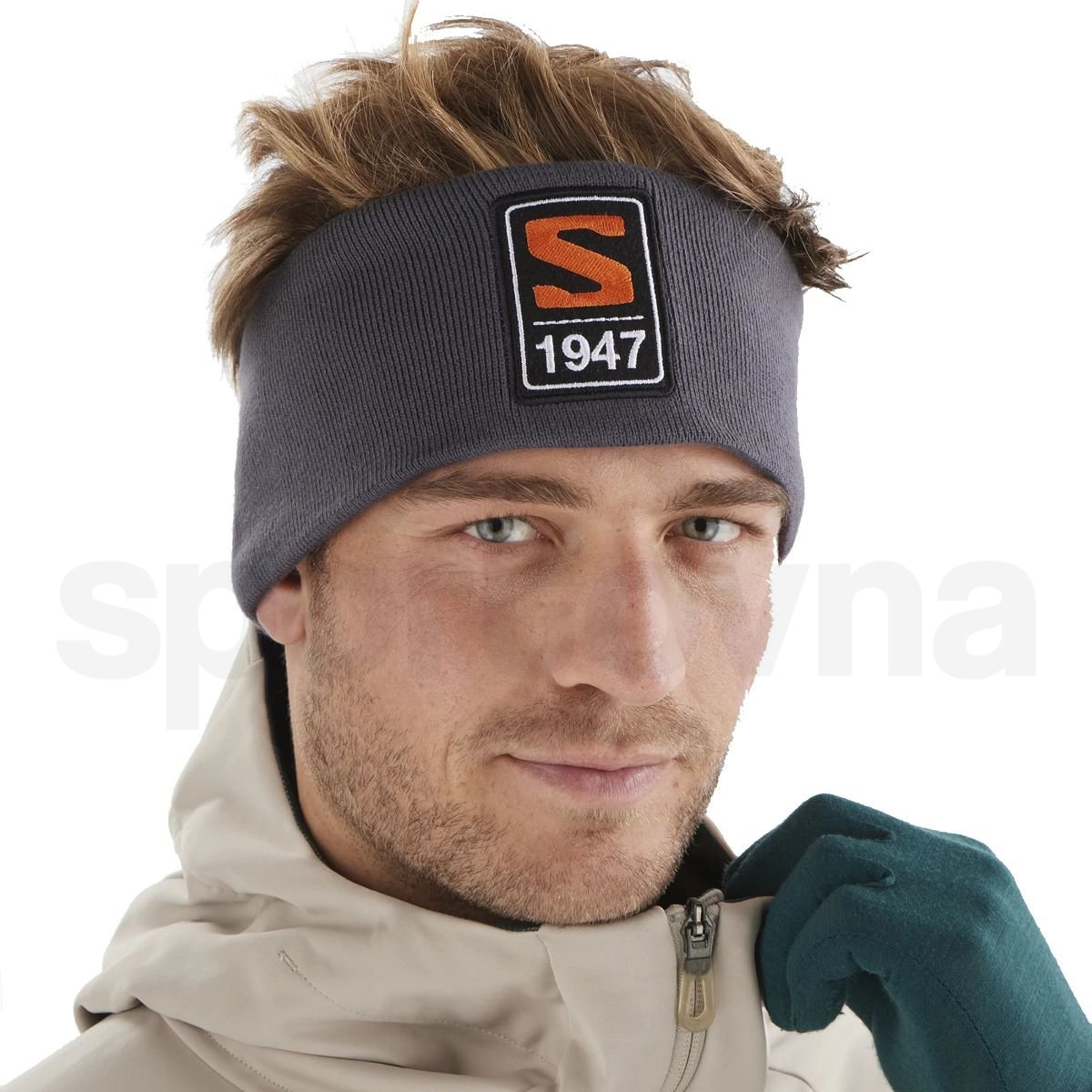 Пов'язка Salomon Original Headband Uni - сіра