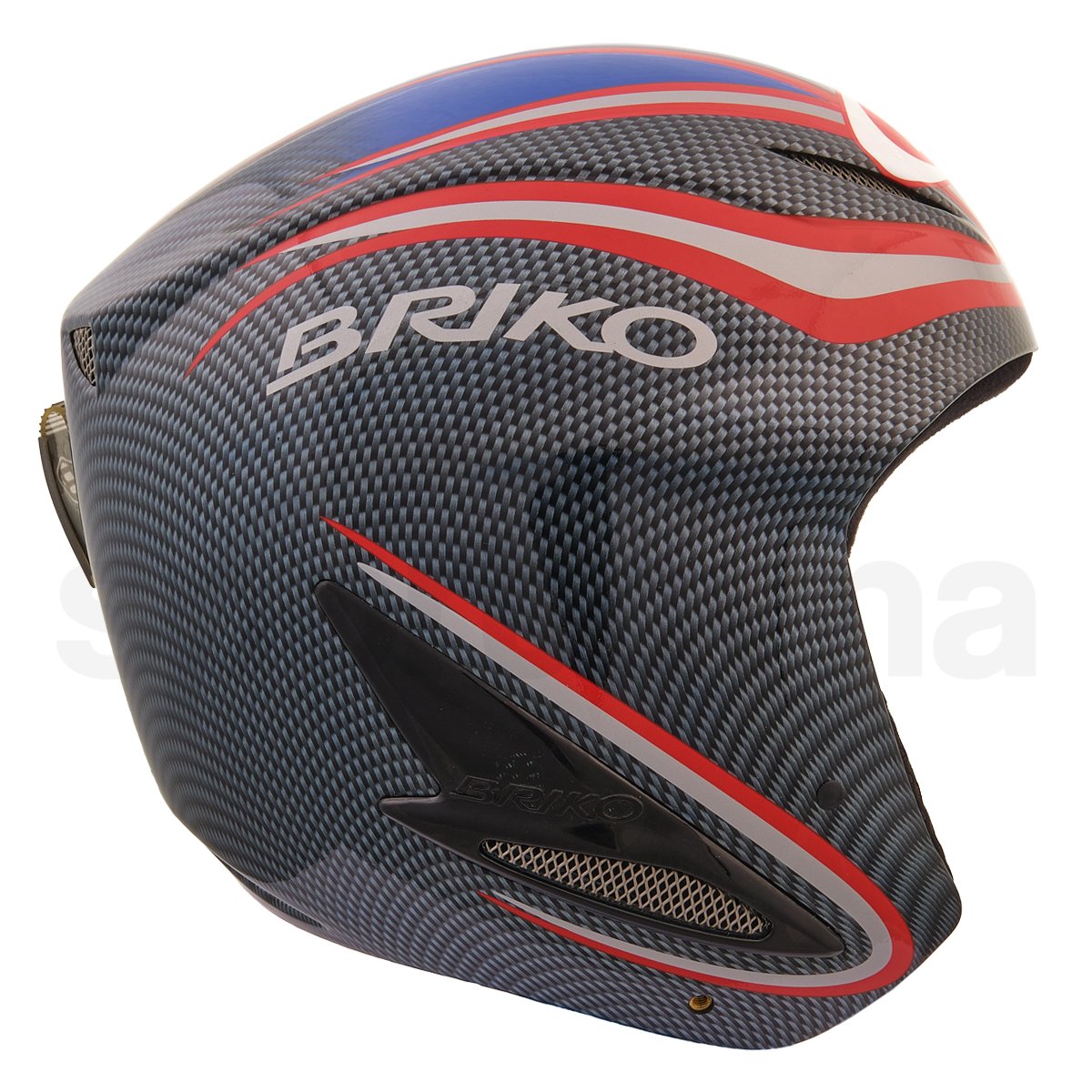 Lyžařská helma Briko Stratos Jr - černá/červená