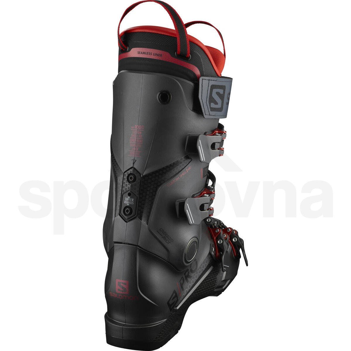 Lyžařské boty Salomon S Pro 120 GW M - šedá/červená/černá