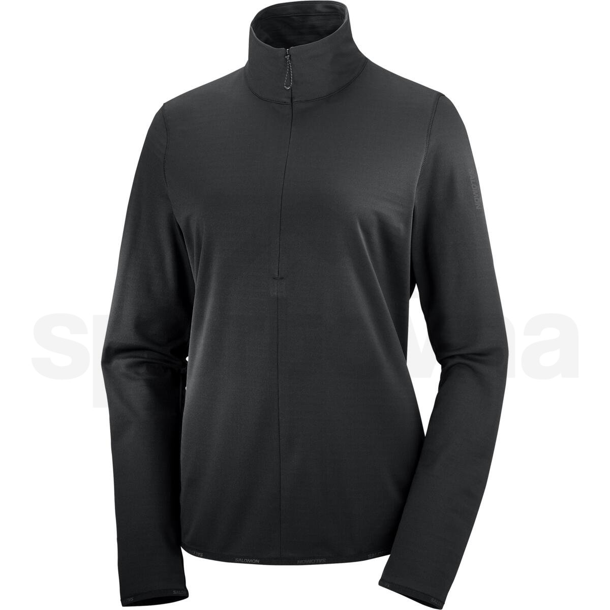 Mikina Salomon Outrack Half Zip Mid W - černá