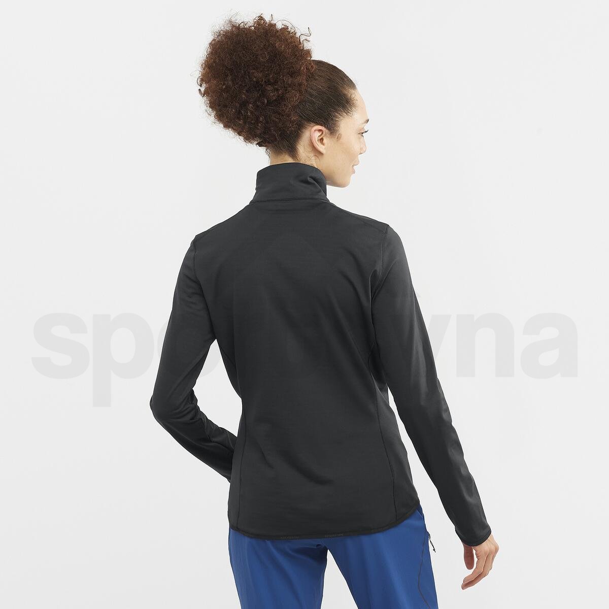 Mikina Salomon Outrack Half Zip Mid W - černá