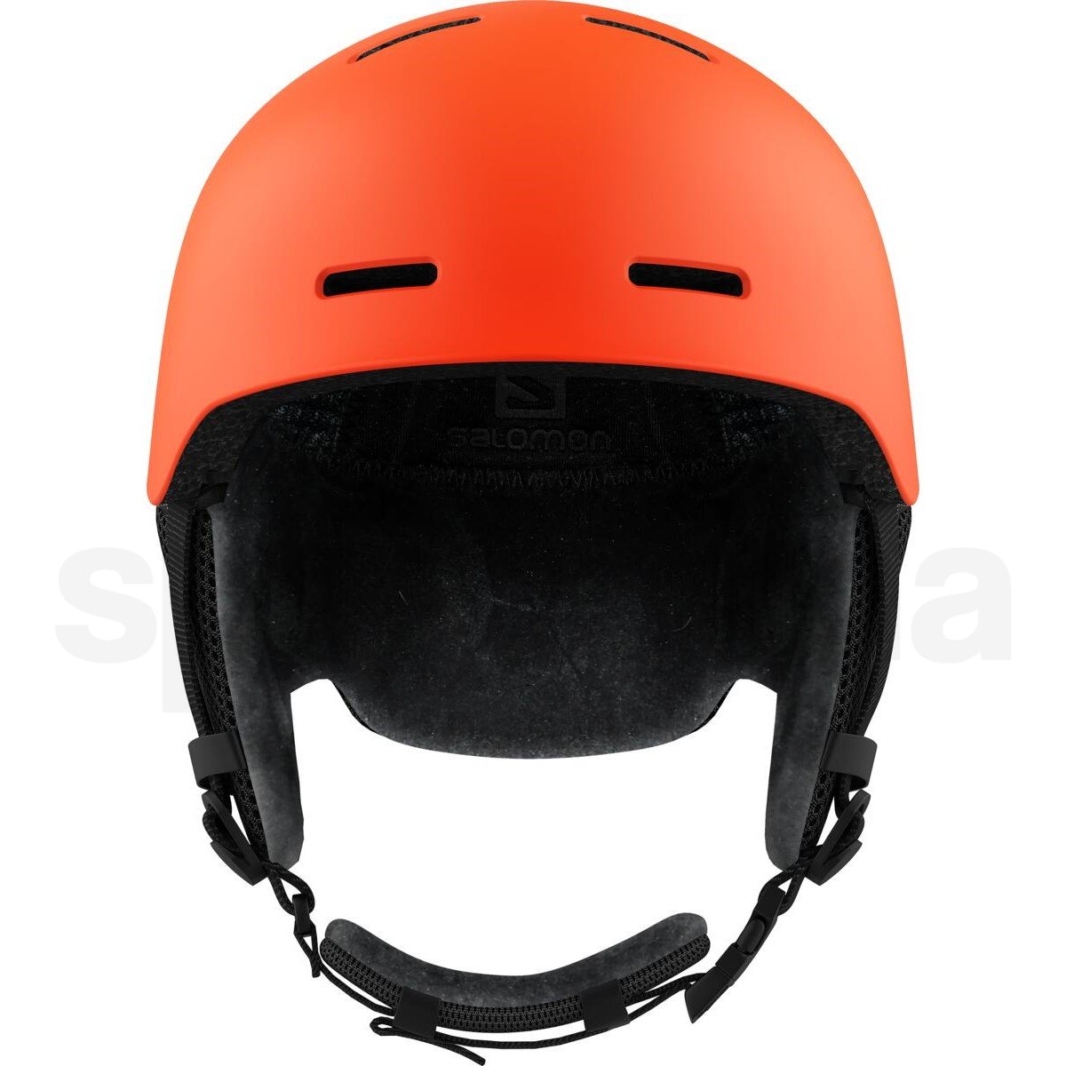 Lyžařská helma Salomon Grom - oranžová