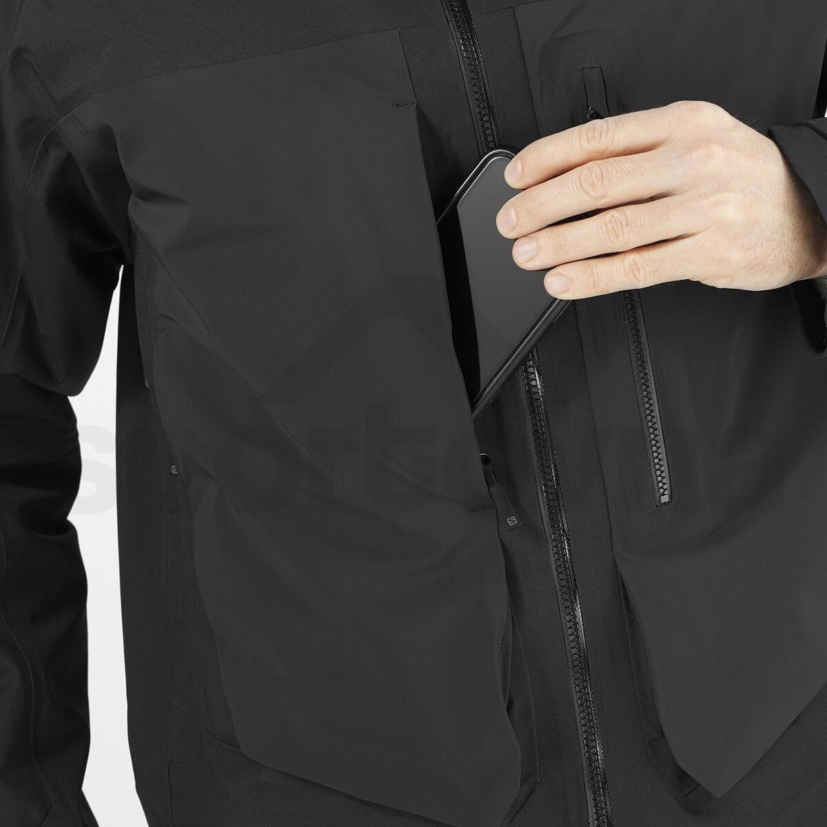 Bunda Salomon Stance 3L Long Jacket M - černá