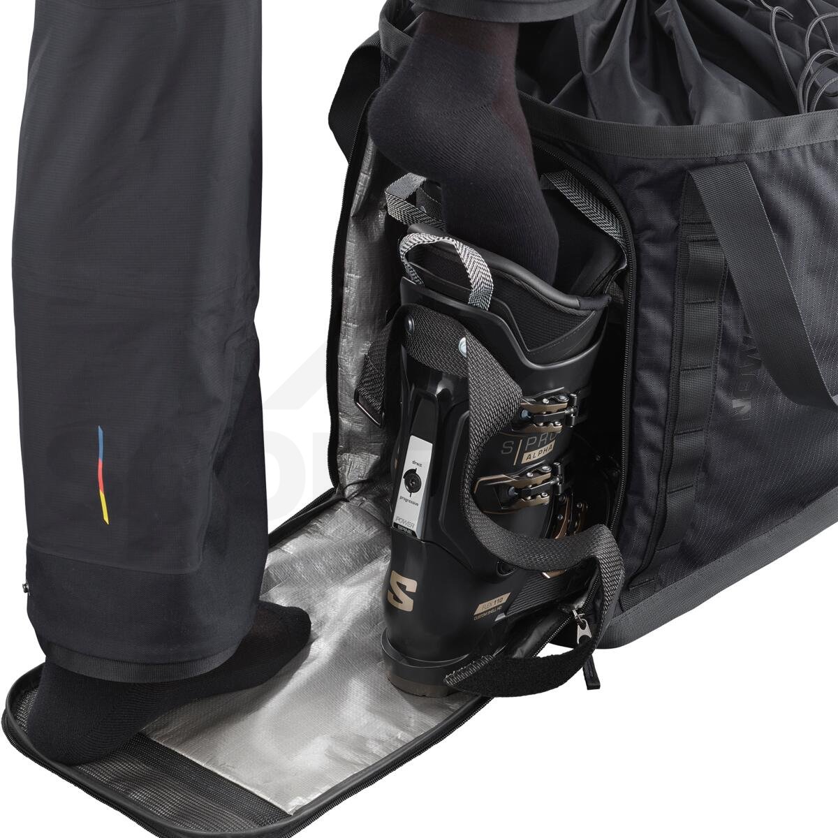 Vak na lyžařské boty Salomon Extend Max Gearbag - černá