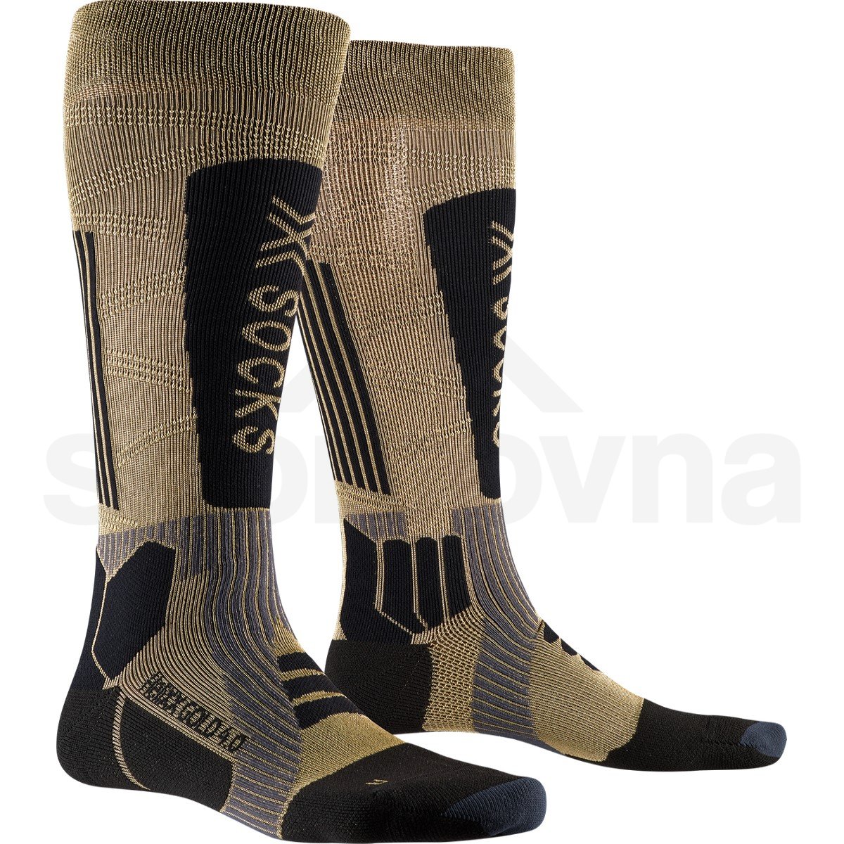 Ponožky X-Bionic Helixx Gold 4.0 - hnědá/černá