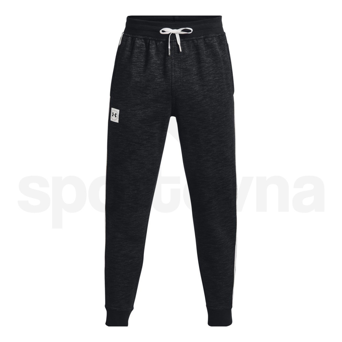 Tepláky Under Armour UA Essential Heritge Flc Jgr M - čierna