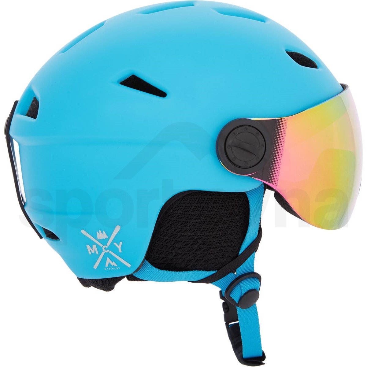 Lyžařská helma McKinley Ski Pulse Revo Visier Jr - modrá