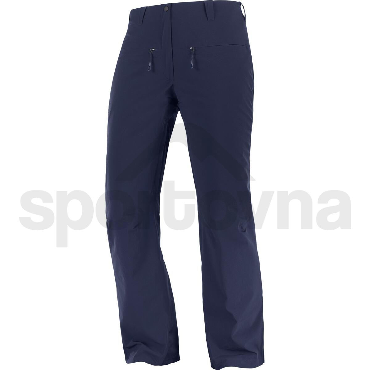 Kalhoty Salomon Brilliant Pants W (zkrácená délka) - tmavě modrá