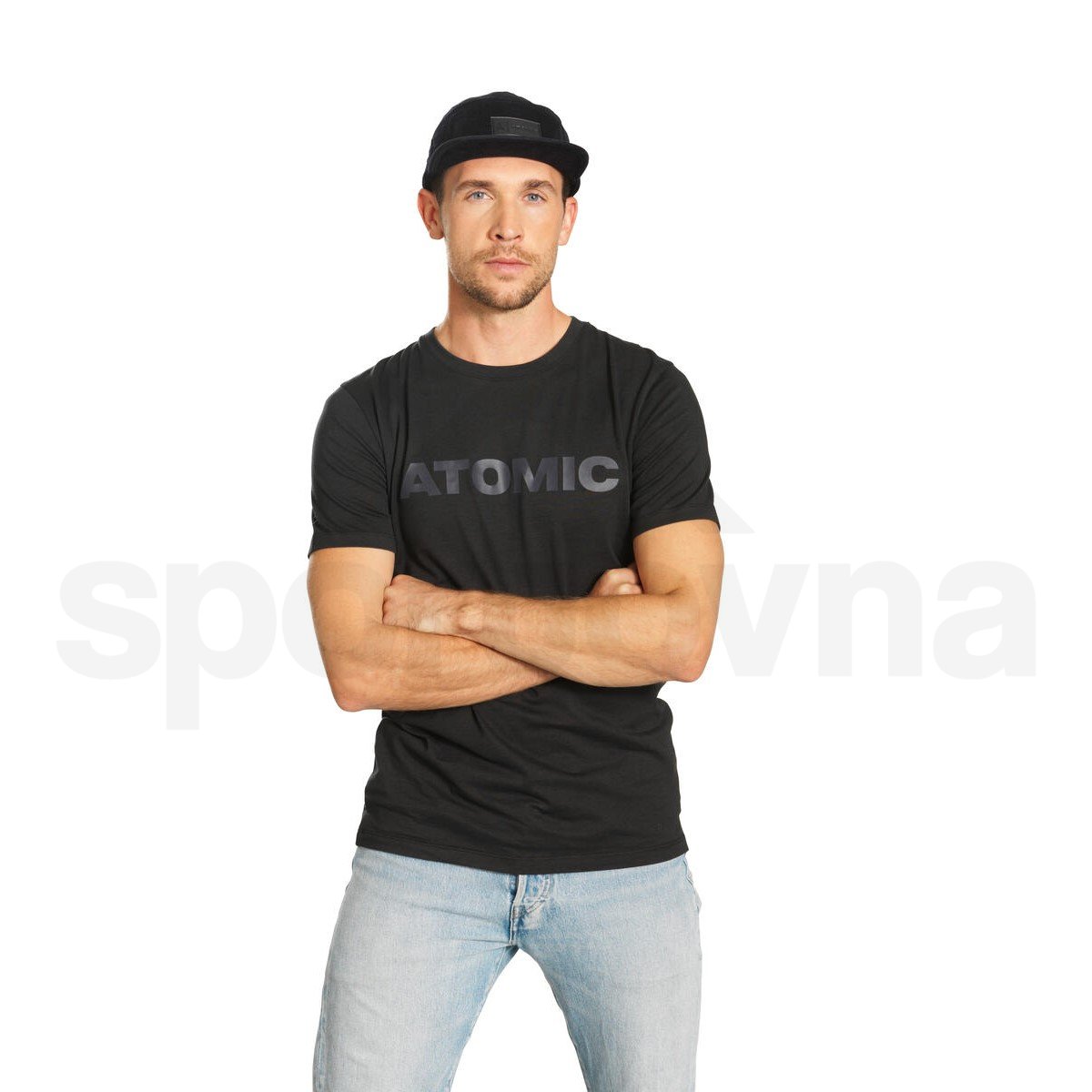 Tričko Atomic Alps T-shirt M - černá