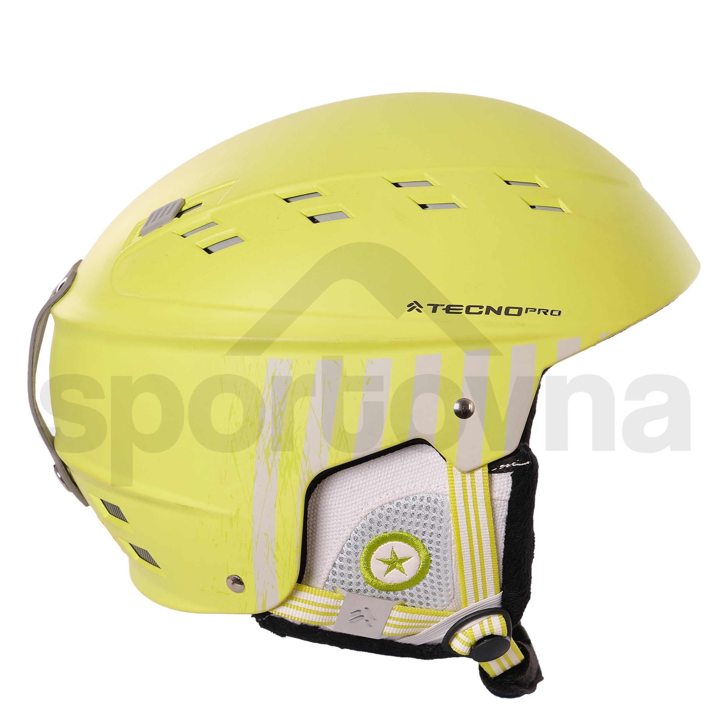 Lyžařská helma TecnoPro Chinook - žlutá