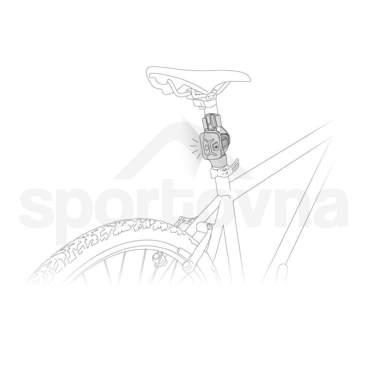 Adaptér na čelovku Petzl Bike Adapt Uni - černá