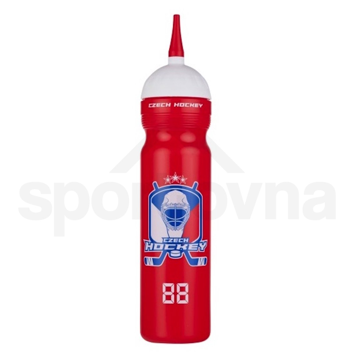 Zdravá lahev Hokejovka (1L) - červená