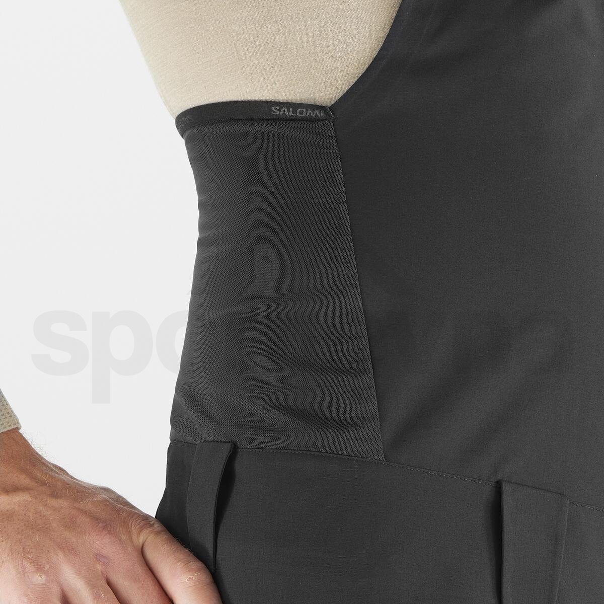 Kalhoty Salomon Stance 3L Bib Pant M - černá