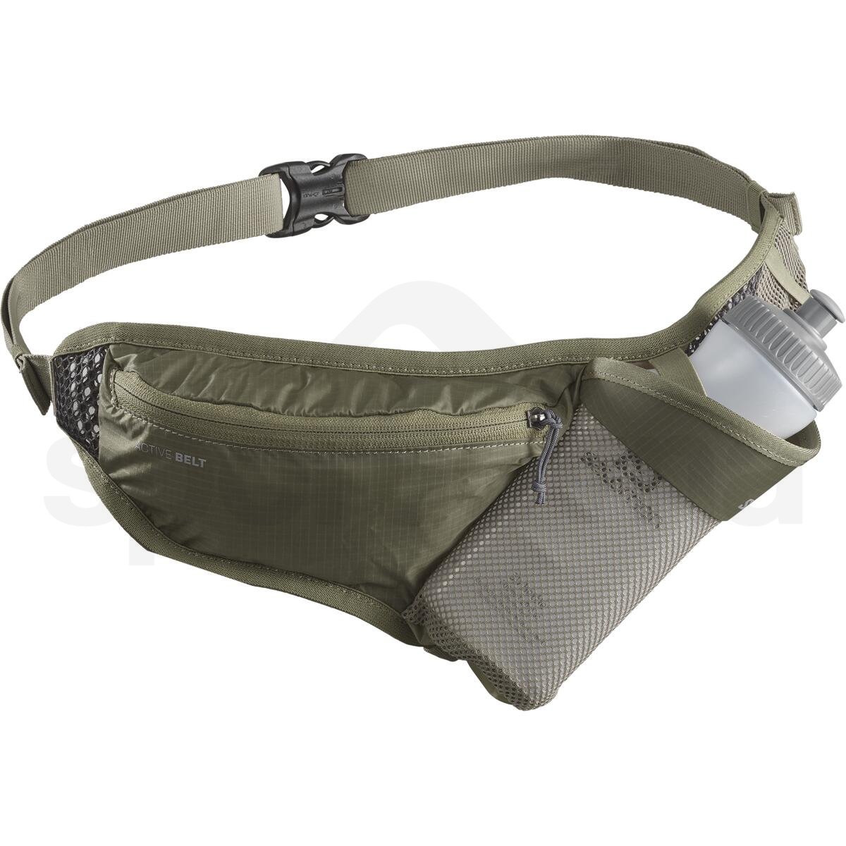 Pás Salomon Active Belt with bottle - zelená