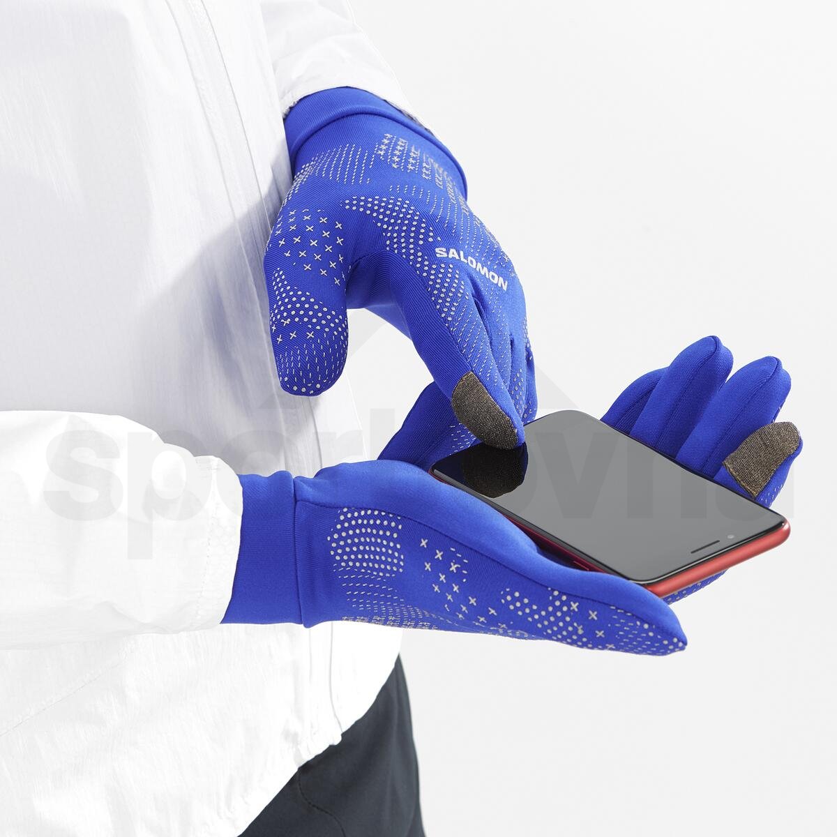 Rukavice Salomon Cross Warm Glove - modrá