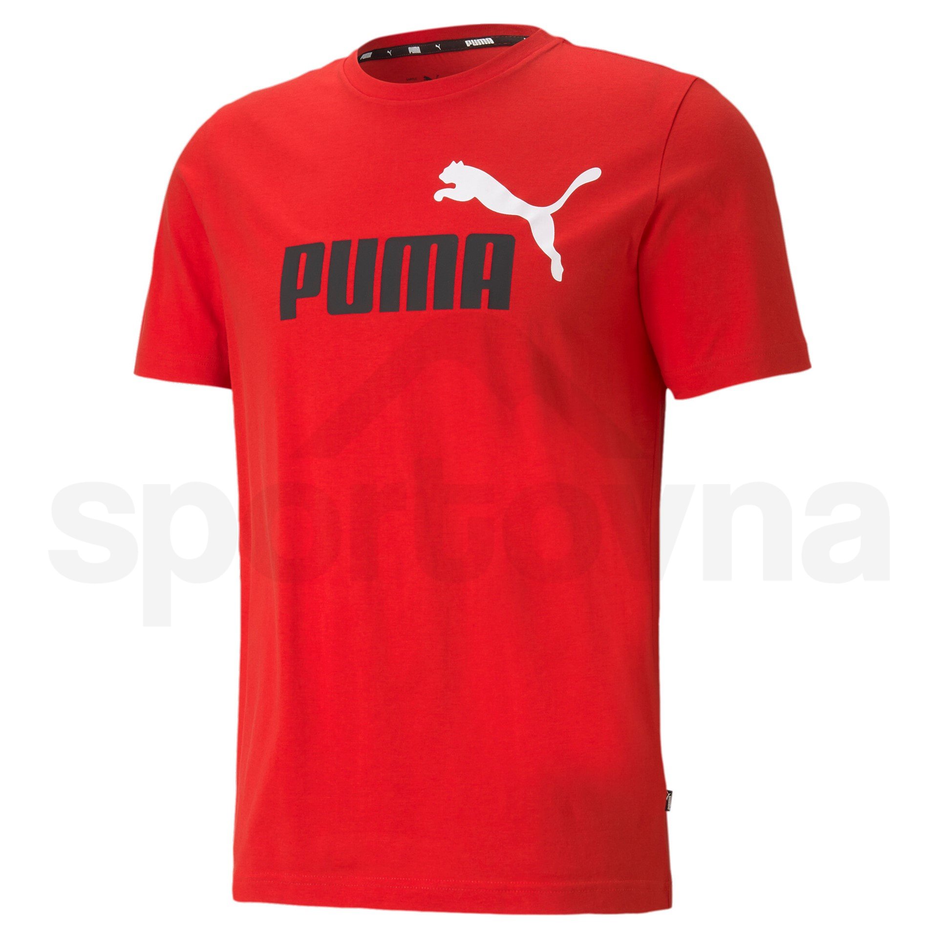 Tričko Puma ESS+ 2 Col Logo Tee M - červená
