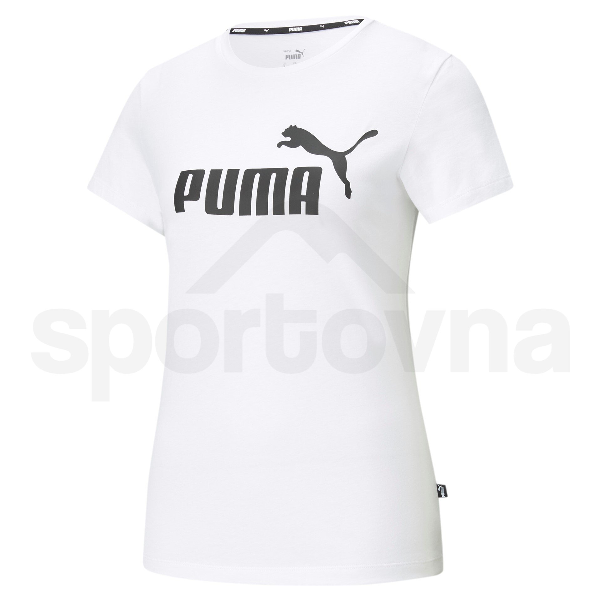 Tričko Puma ESS Logo Tee W - bílá