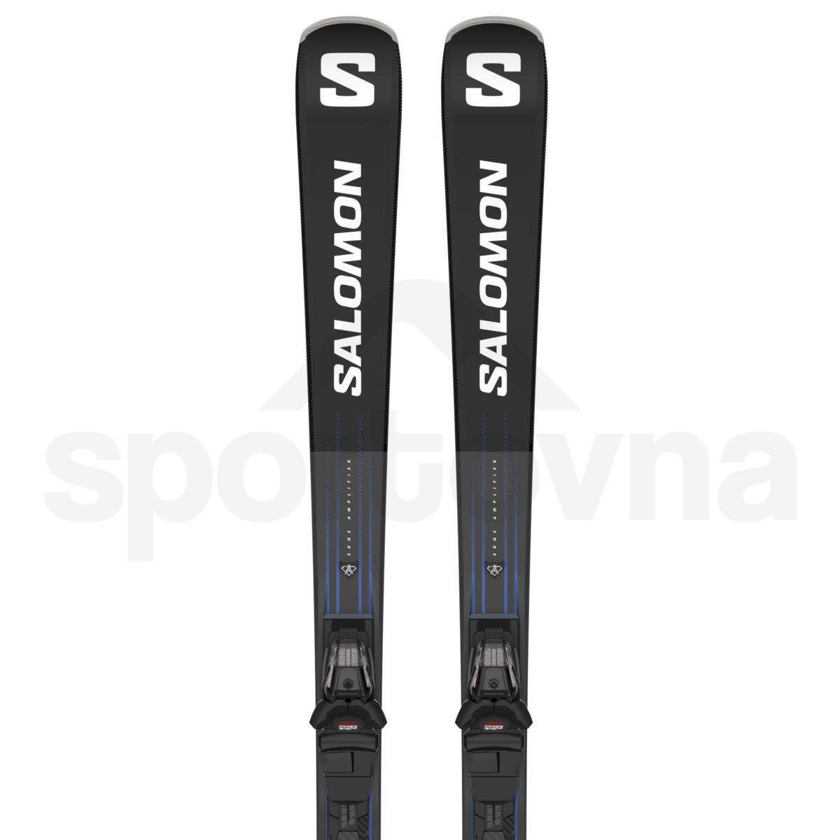 Sjezdové lyže set Salomon E S/MAX X7 Ti + M10 GW L80 - černá/modrá