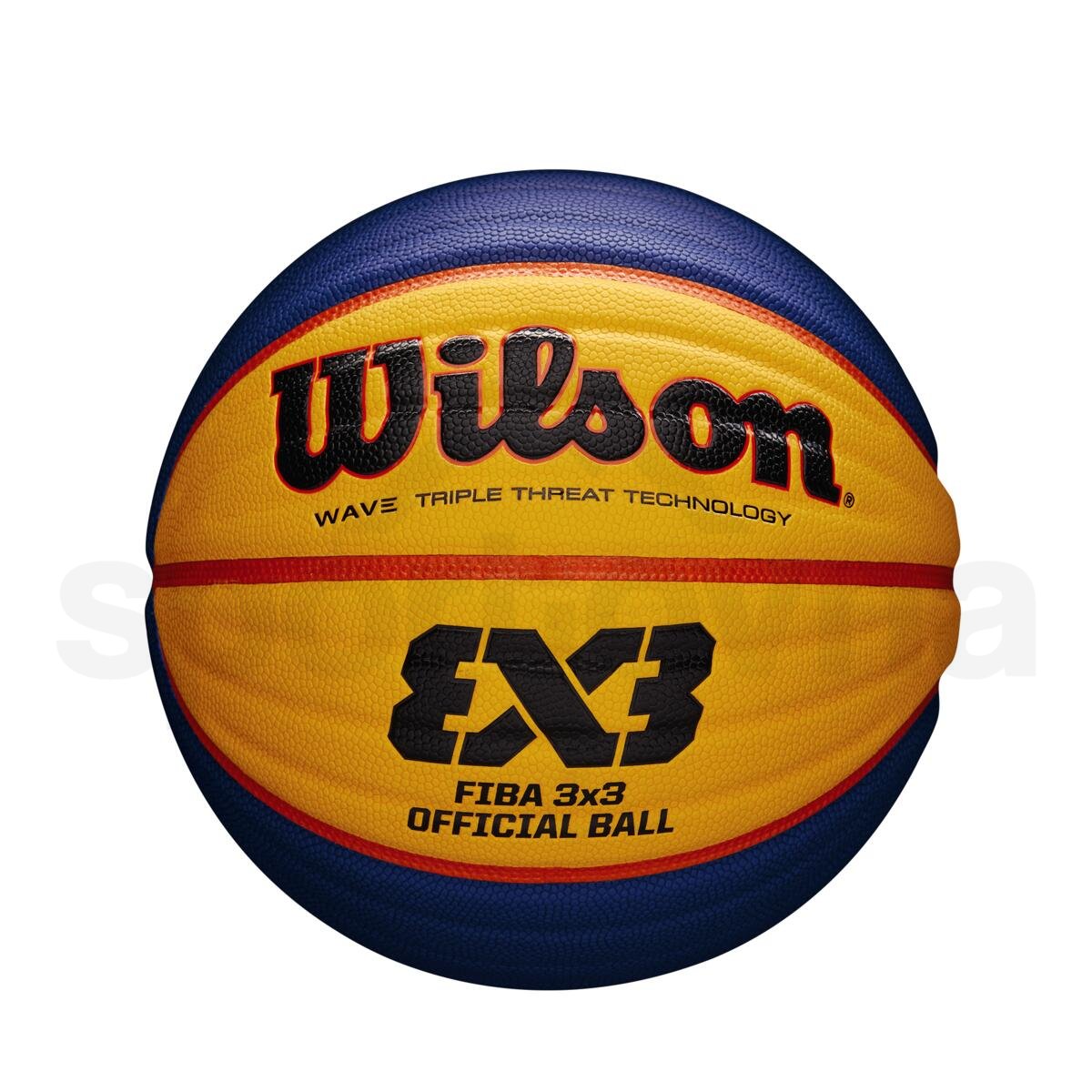 Míč Wilson Fiba 3x3 Game Basketball - žlutá/modrá