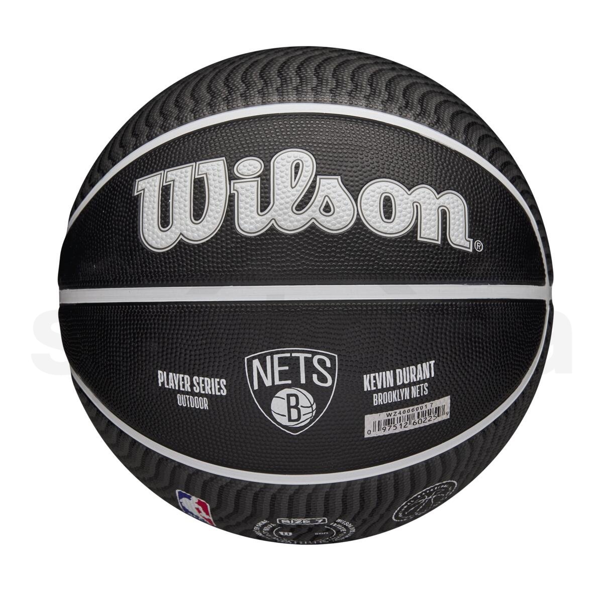 Míč Wilson NBA Player Icon Outdoor Bskt Durant - černá