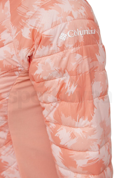 Bunda Columbia Powder Pass™ Hooded Jacket W - růžová