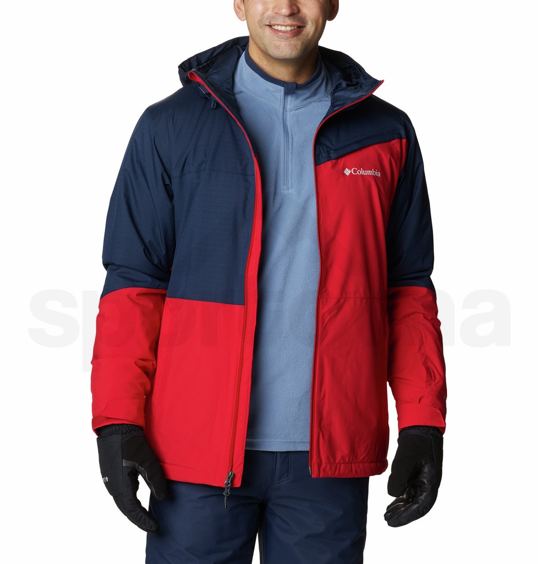 Bunda Columbia Iceberg Point™ Jacket Man - červená/námořnická