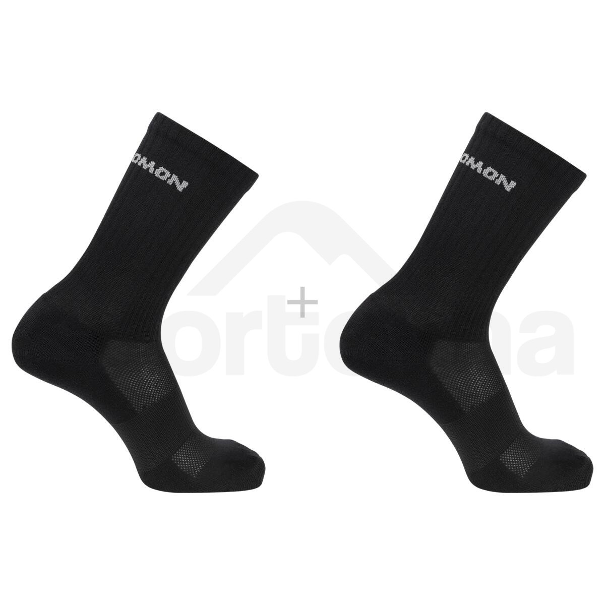 Ponožky Salomon Evasion Crew 2-Pack - černá