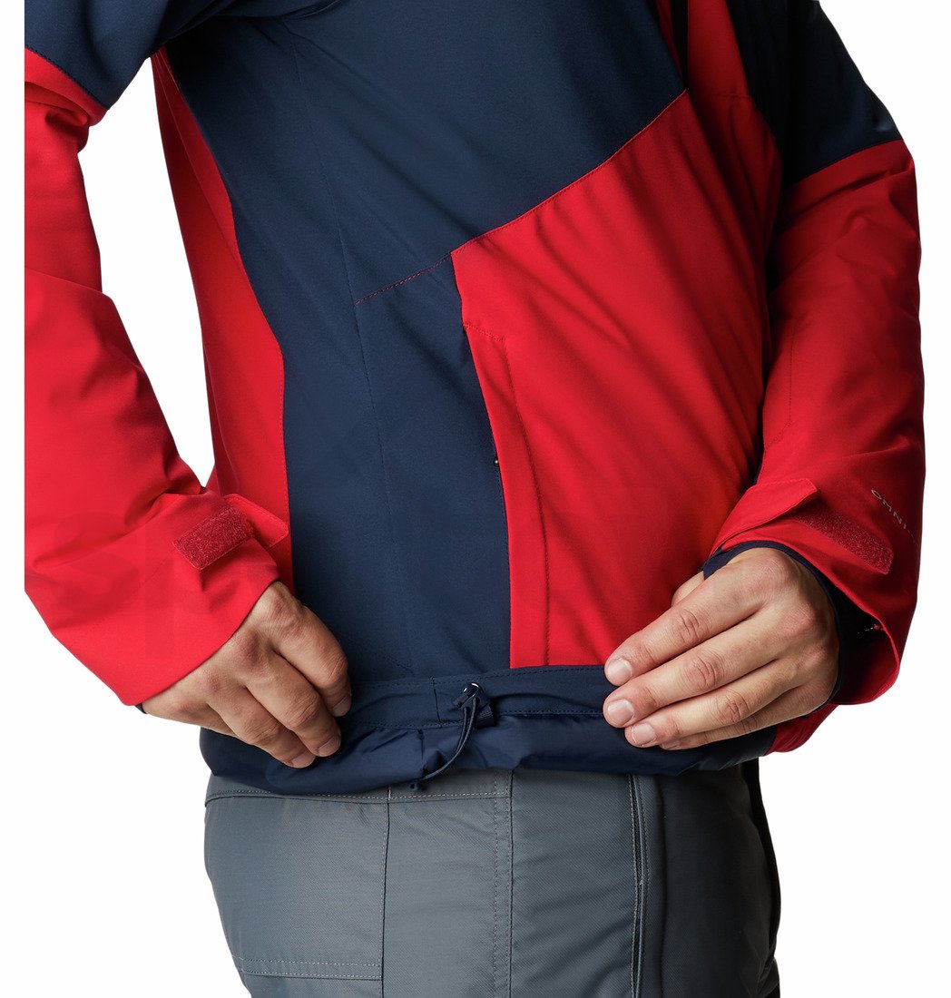 Bunda Columbia Centerport™ II Jacket Man - červená/námořnická