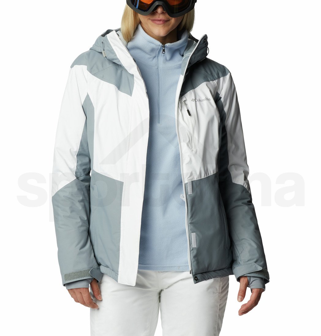 Bunda Columbia Rosie Run™ Insulated Jacket Wmn ledová modrá/šedá/bílá