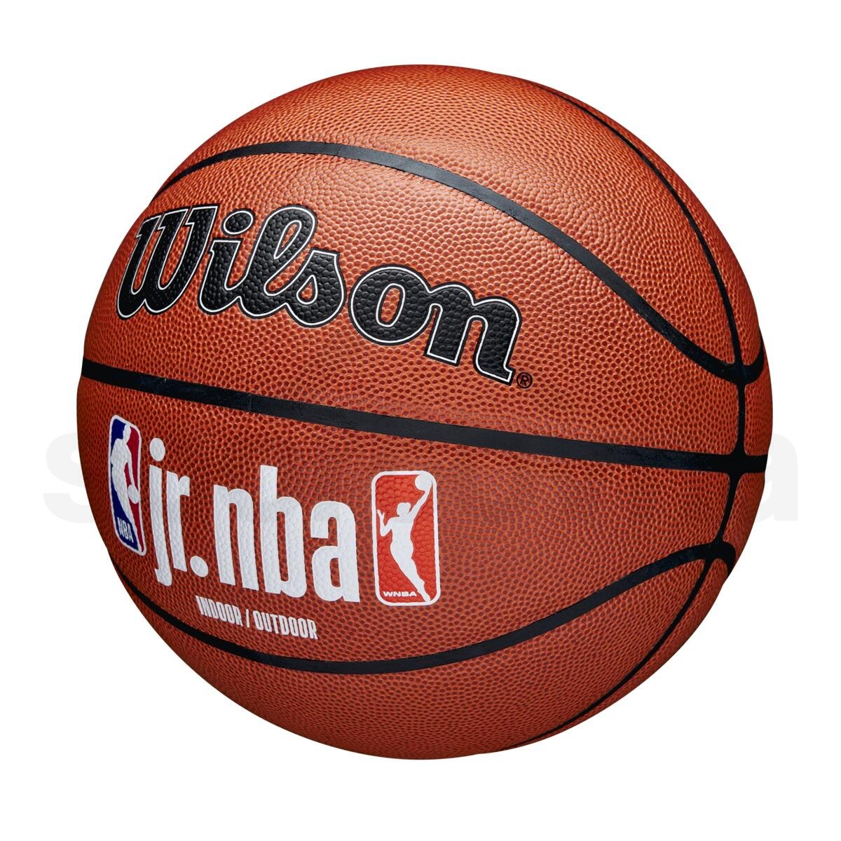 Míč Wilson Jr NBA Fam Logo Indoor Outdoor Bskt - hnědá