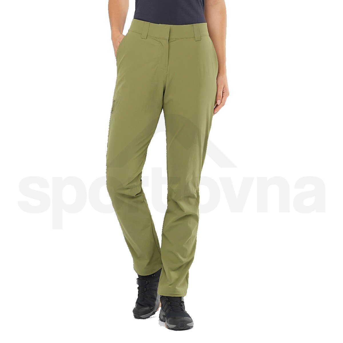 Kalhoty Salomon Wayfarer Pants W - zelená
