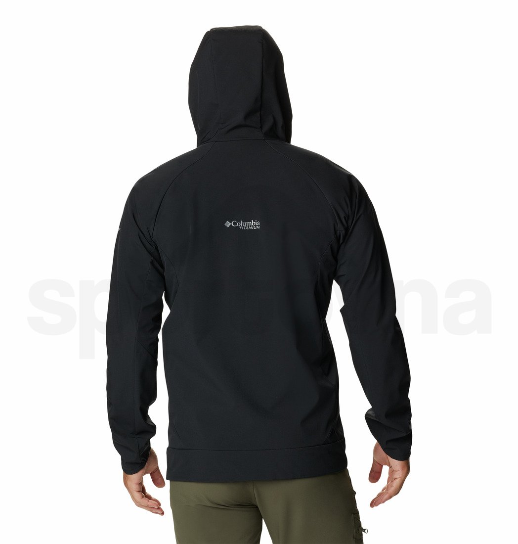 Bunda Columbia Platinum Peak™ Softshell Jacket M - černá