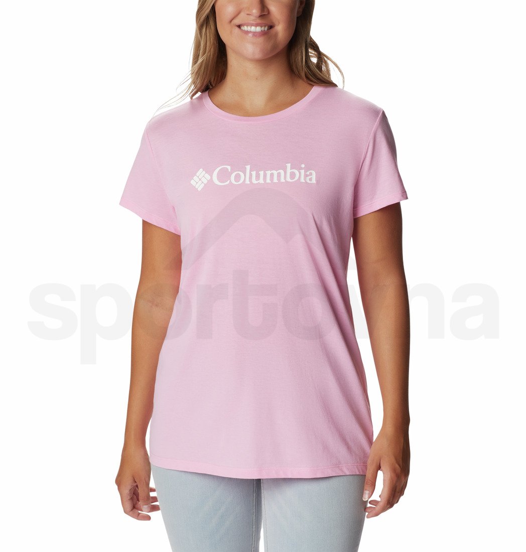 Tričko Columbia Trek™ SS Graphic Tee W - růžová