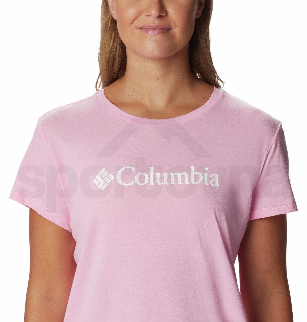 Tričko Columbia Trek™ SS Graphic Tee W - růžová
