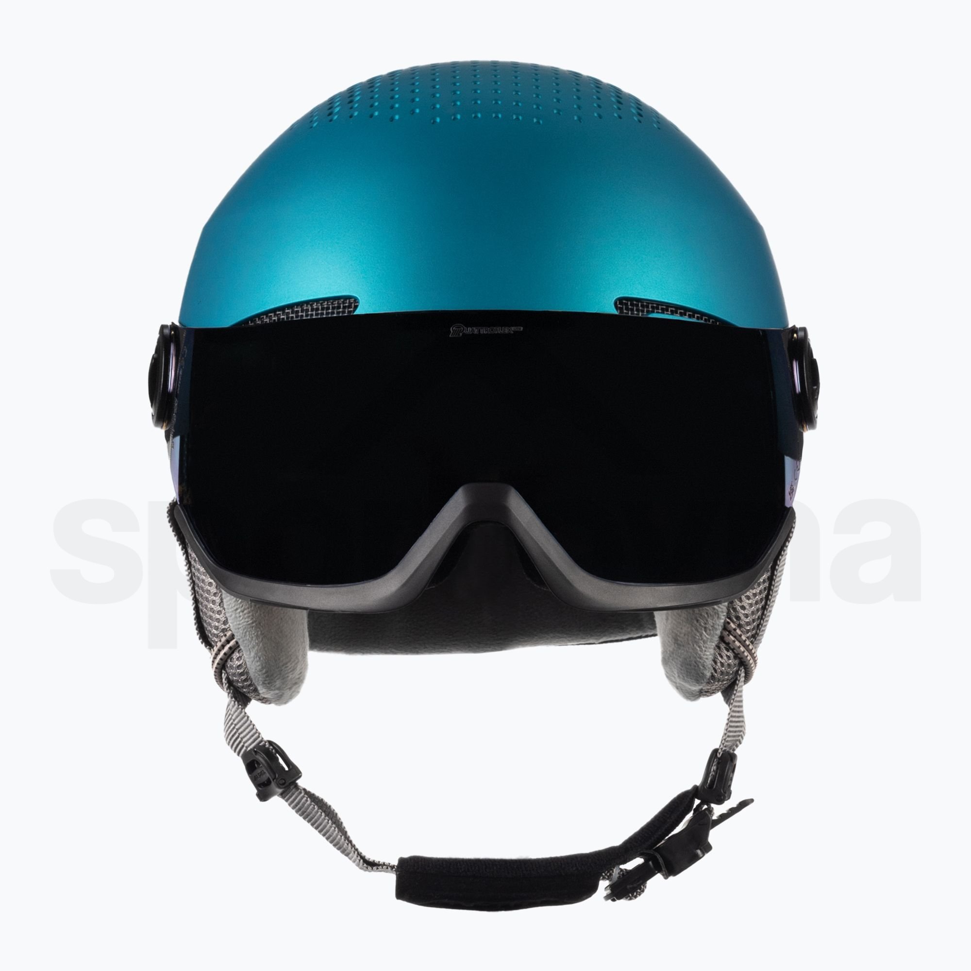 Helma Ski Alpina Zupo Visor Q Lite J - modrá