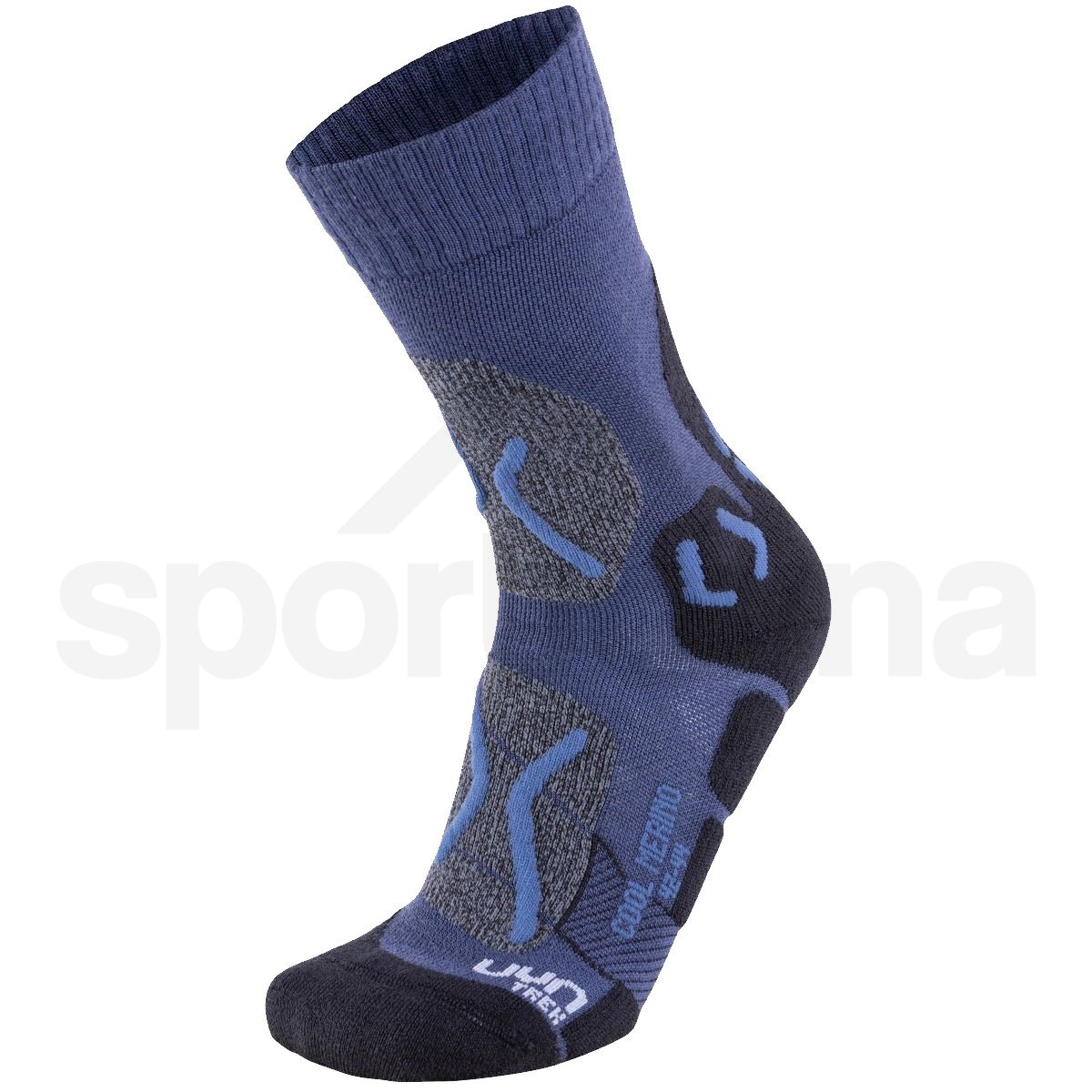 Ponožky UYN Trekking Cool Merino - modrá/černá