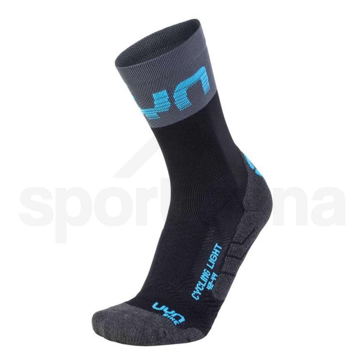Ponožky UYN Cycling Light - černá/šedá/modrá