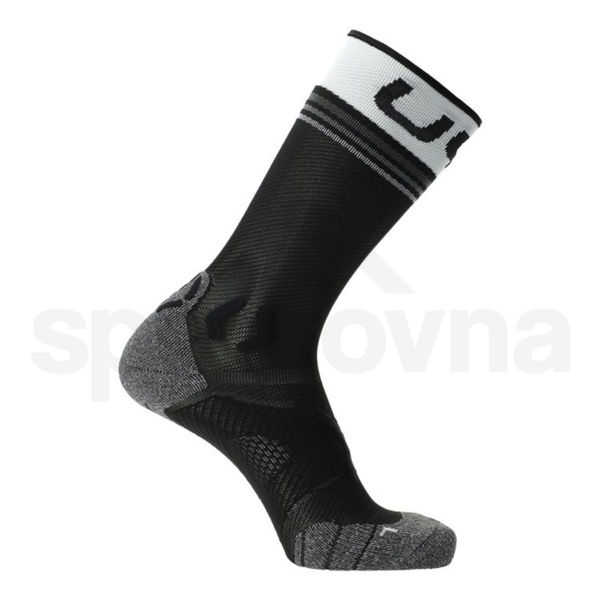 Ponožky UYN Runner's One Mid Socks M - černá/bílá