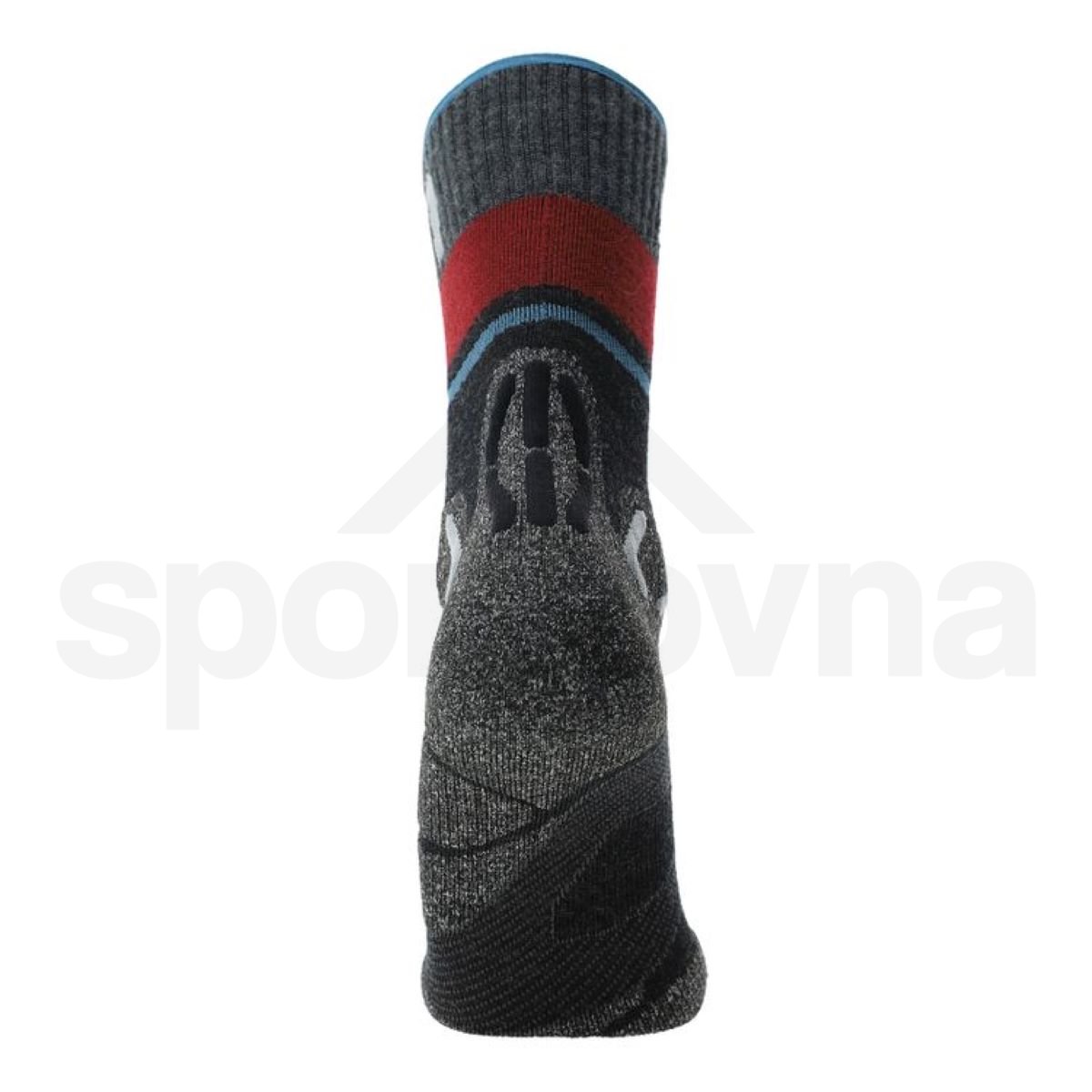 Ponožky UYN Trekking One Merino Socks M - šedá/modrá/červená