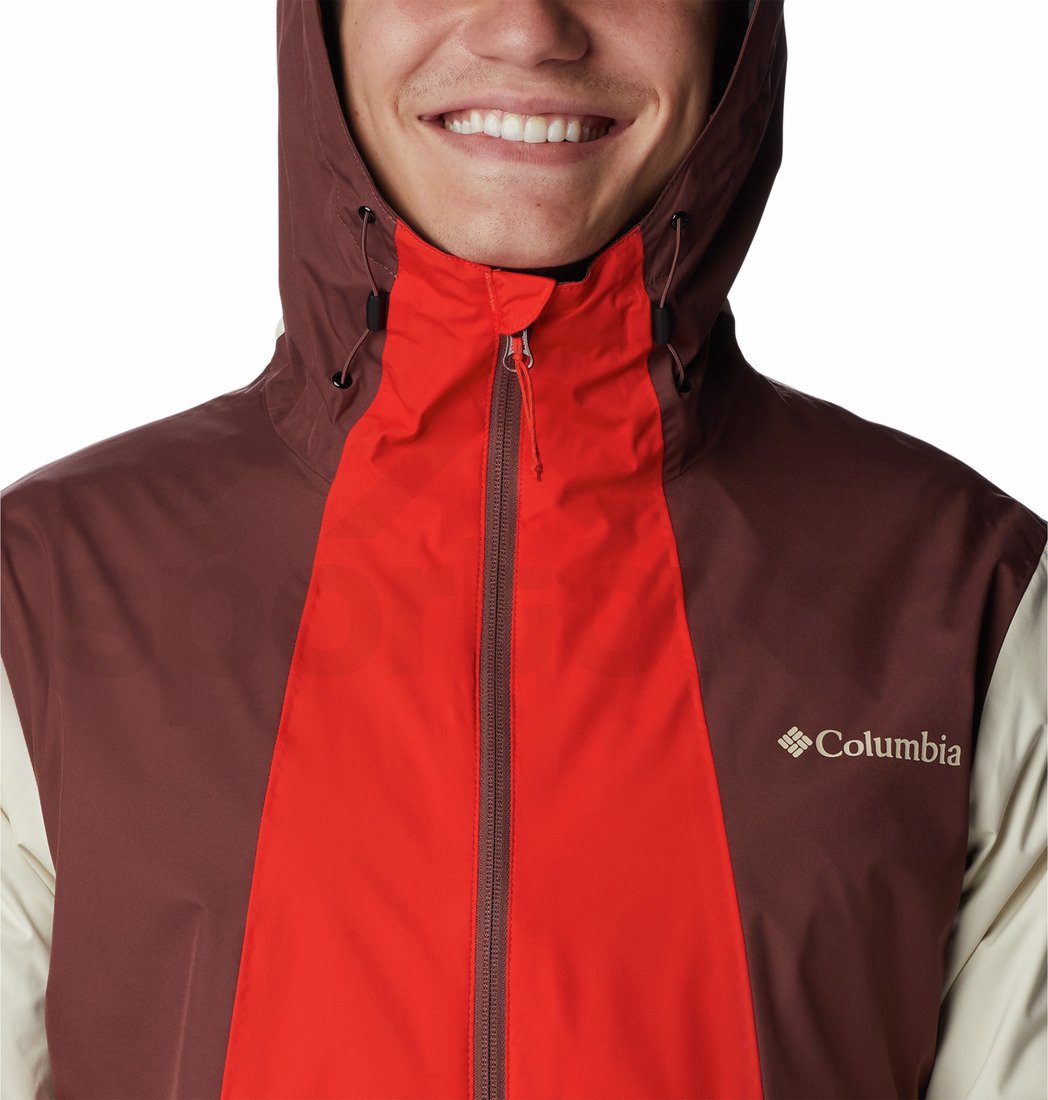 Bunda Columbia Inner Limits™ II Jacket M - oranžová/vínová/béžová