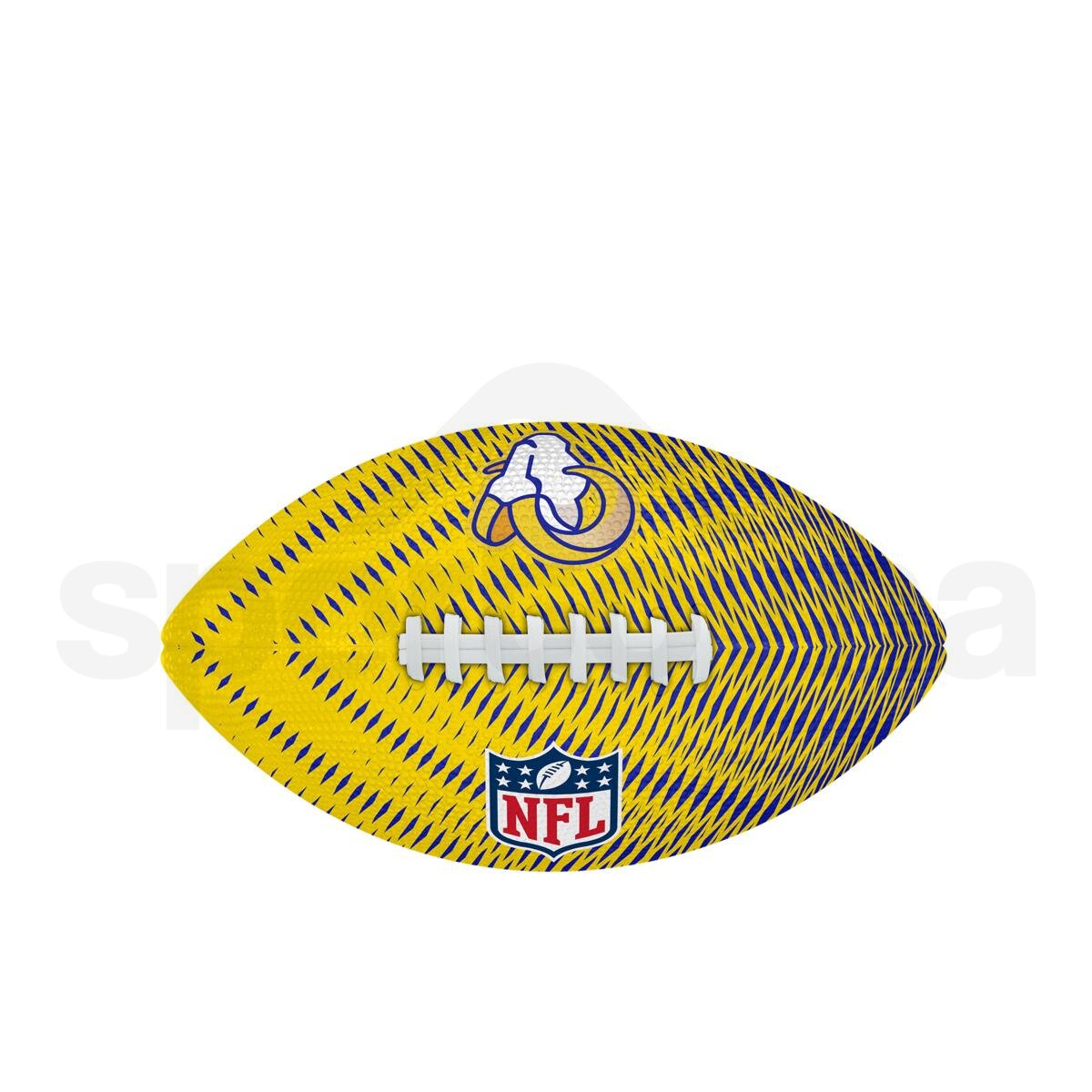 Míč Wilson NFL Team Tailgate FB LAR - žlutá/modrá