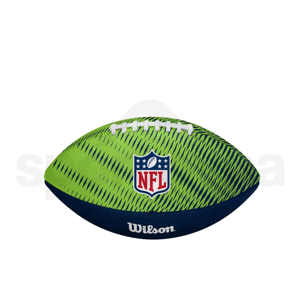 Míč Wilson NFL Team Tailgate FB SE - zelená/modrá