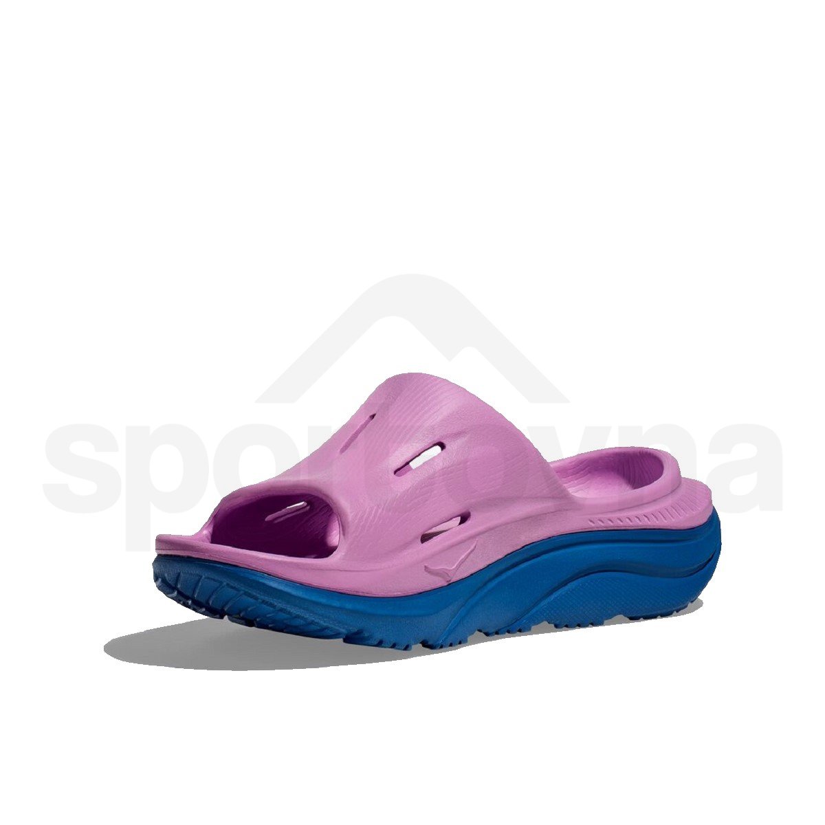 Pantofle Hoka Ora Recovery Slide 3 - růžová/modrá