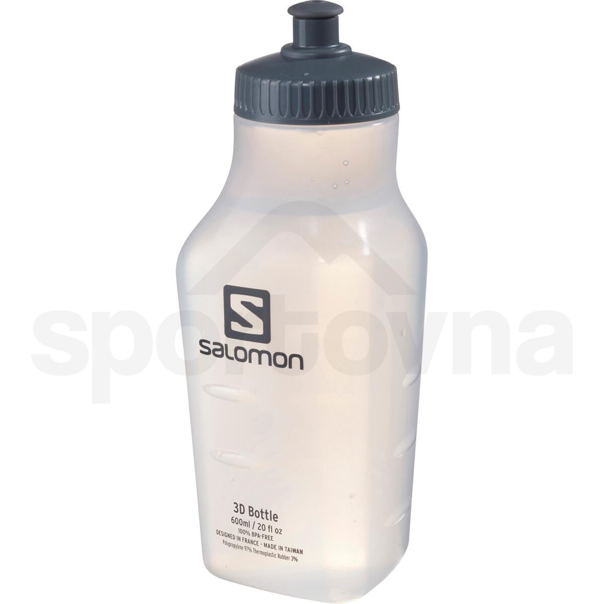 Láhev Salomon 3D Bottle 600ml - bílá