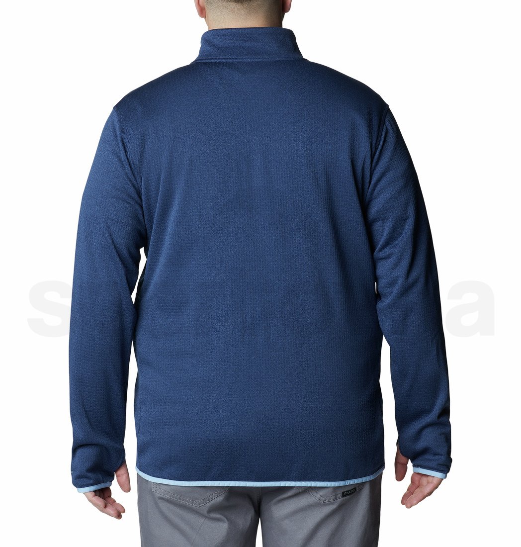 Mikina Columbia Park View™ Fleece Full Zip M - modrá PLUS SIZE
