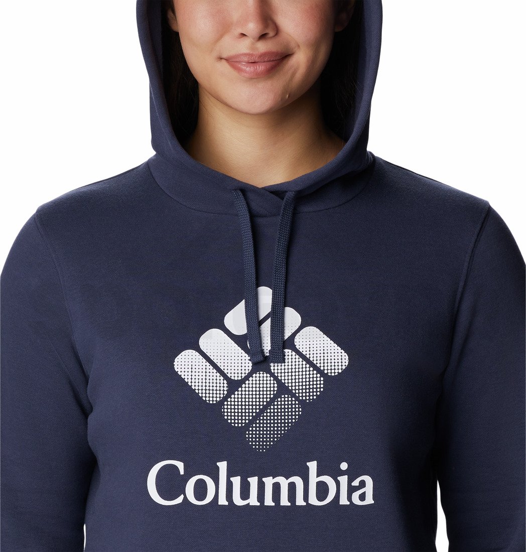 Mikina Columbia Trek™ Graphic Hoodie W - tmavě modrá
