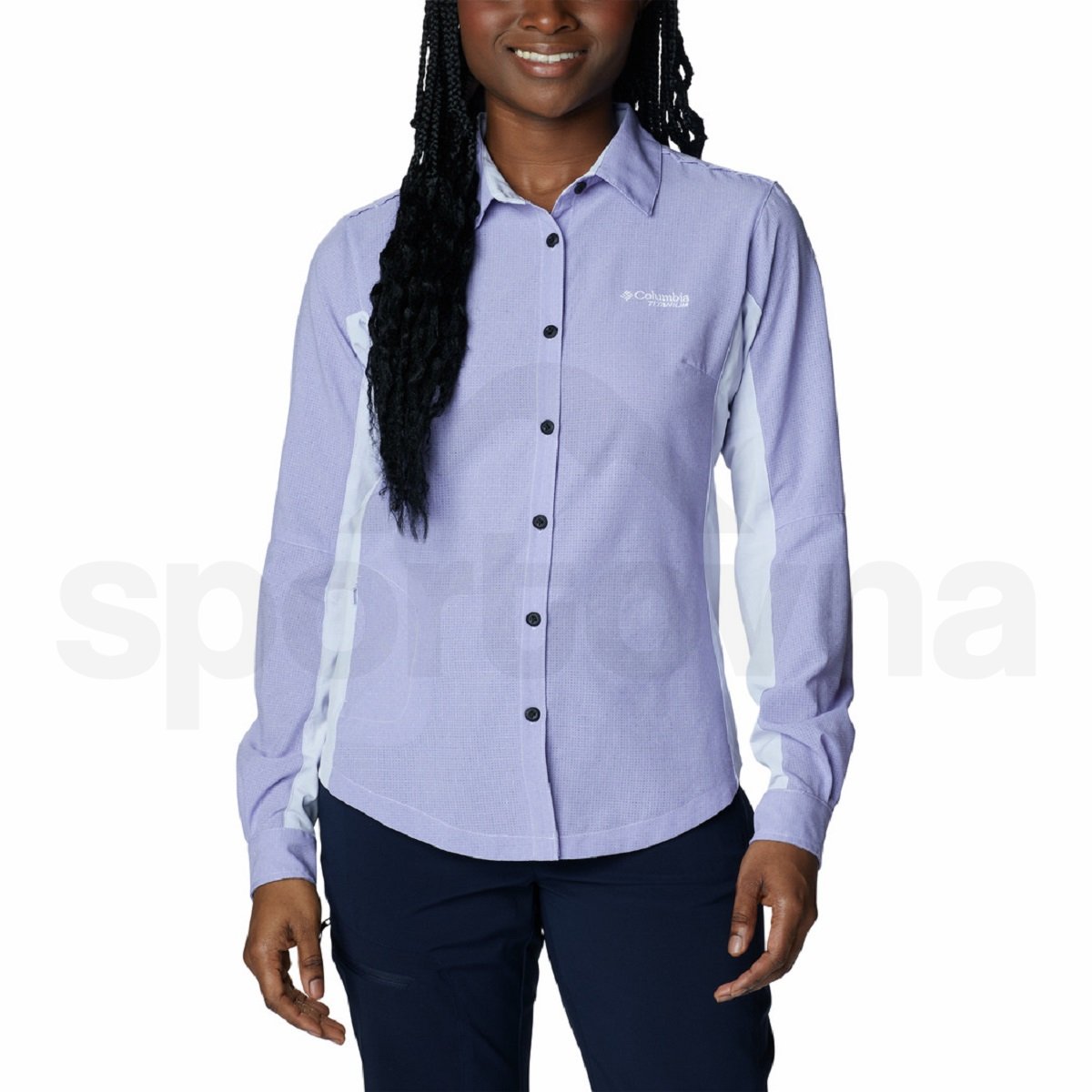 Košile Columbia Titan Pass™ Irico LS Shirt W - fialová
